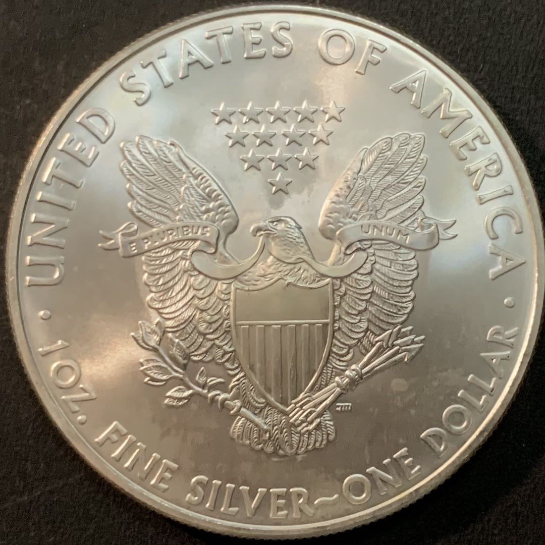 紫瑗钱币—微拍第70期  美国 2010年 行走女神 1盎司 投资银币 31.1克 0.999银 UNC