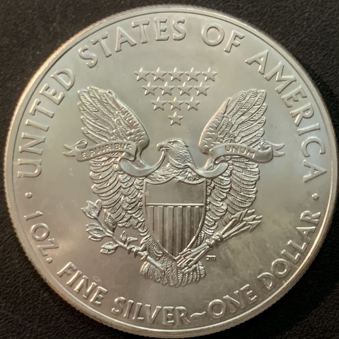 紫瑗钱币—微拍第70期  美国 2014年 行走女神 1盎司 投资银币 31.1克 0.999银 UNC