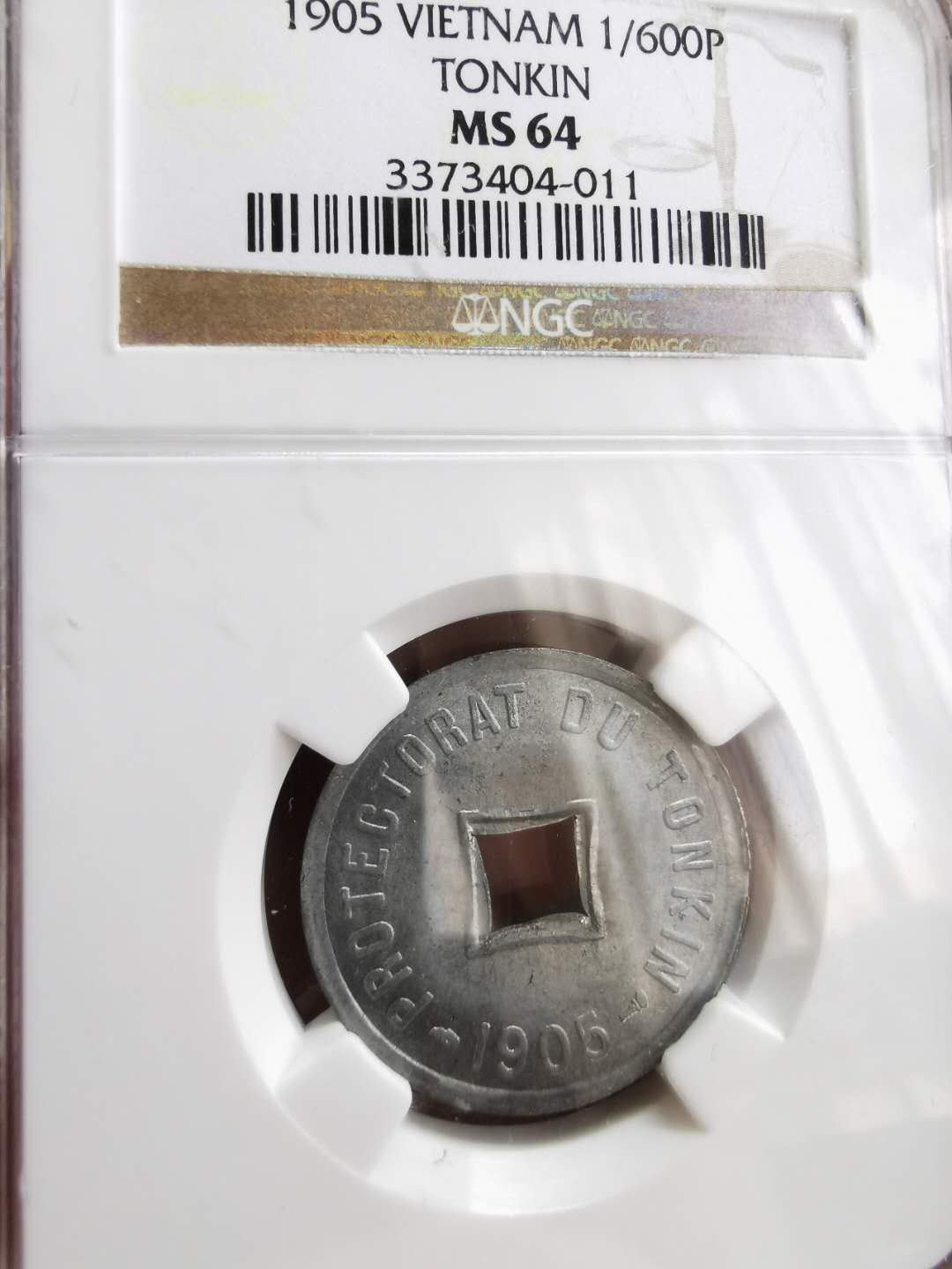 凡希社世界钱币微拍第一百二十二期 1905东京湾1/600P NGC-MS64