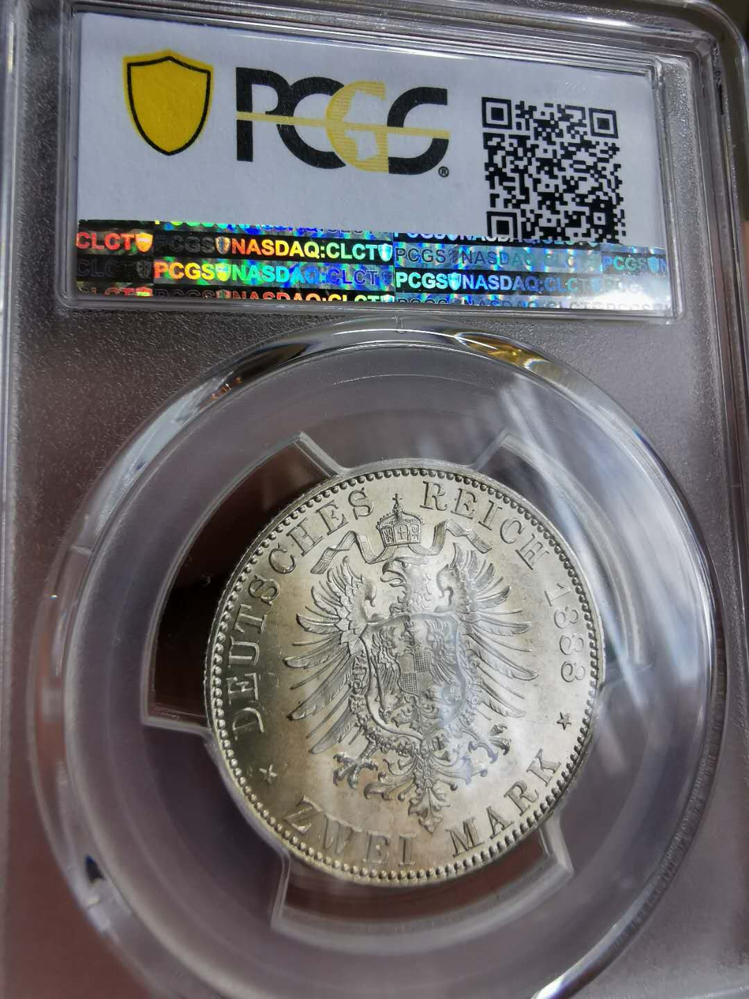 凡希社世界钱币微拍第一百二十二期 1888普鲁士2马克PCGS-MS64