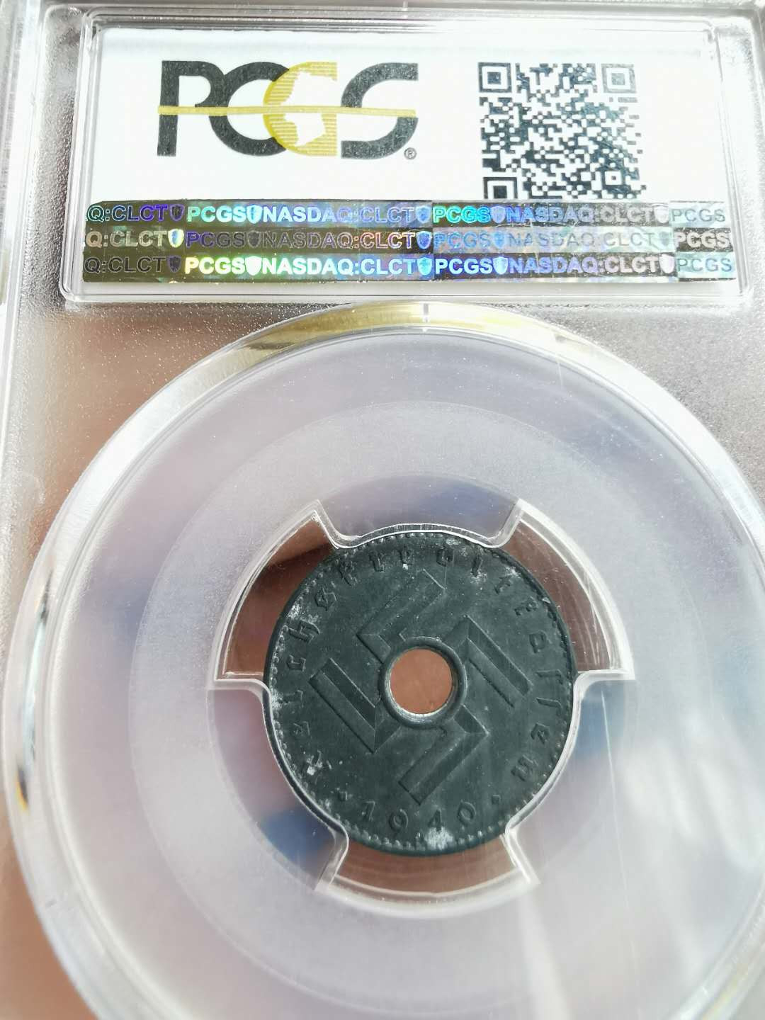 凡希社世界钱币微拍第一百二十二期 1940第三帝国5芬尼PCGS-MS62