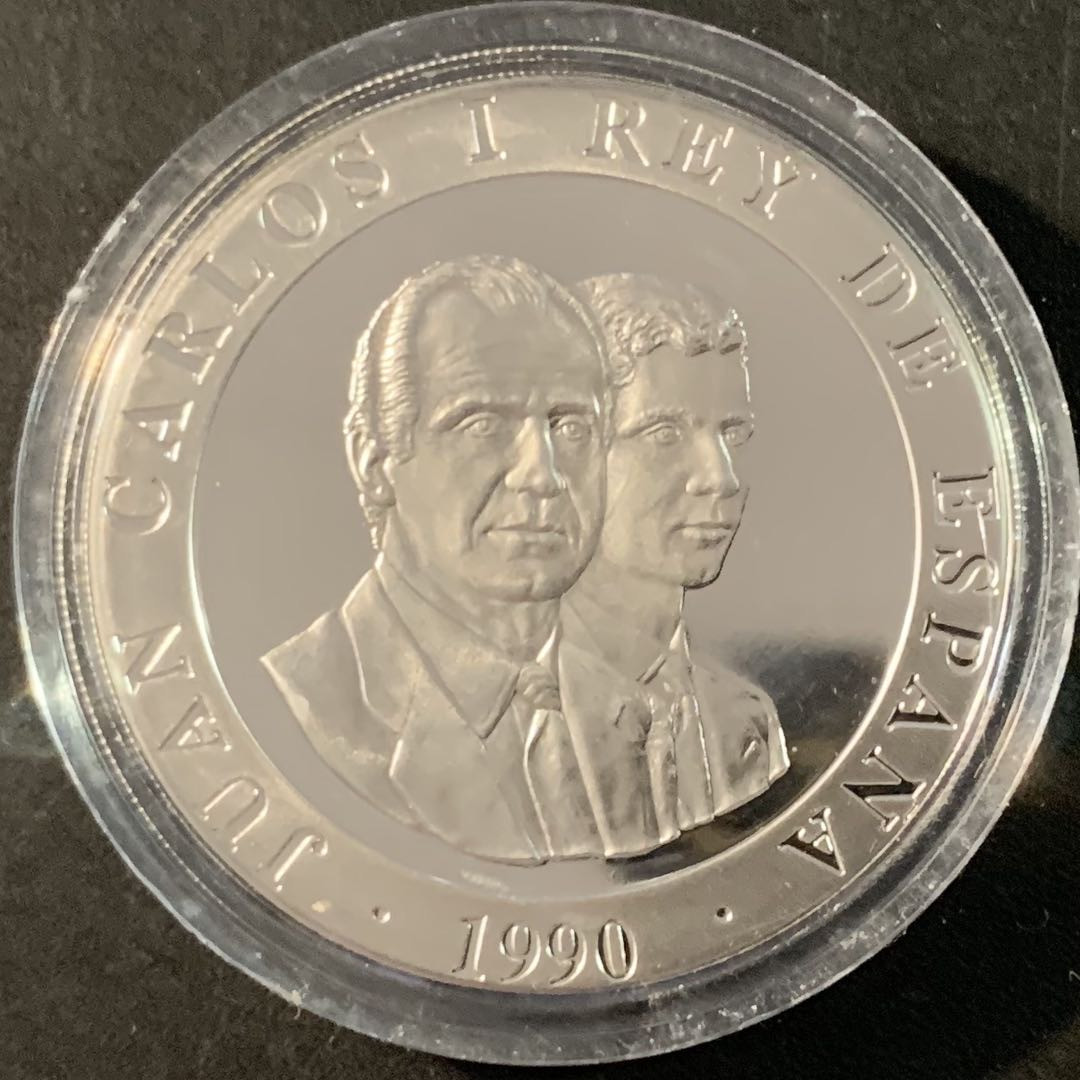 紫瑗钱币—微拍第71期  西班牙 1990年 92巴塞罗那奥运会 跑步 2000比塞塔 27克 0.925银 精制