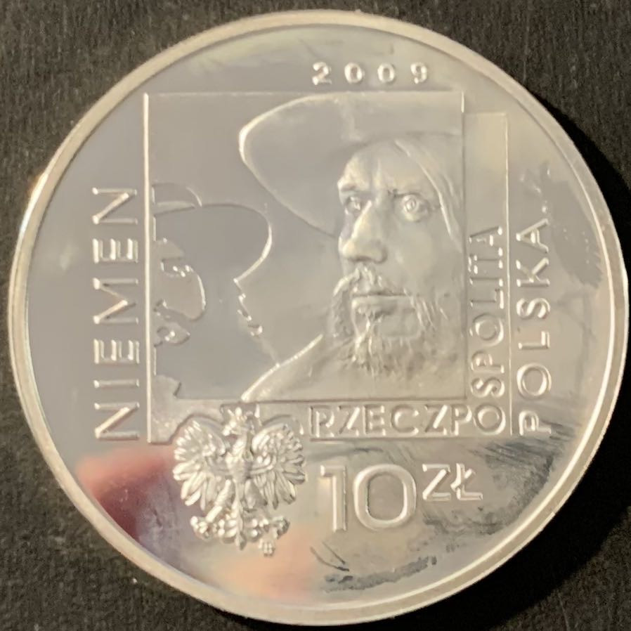 紫瑗钱币—微拍第71期  波兰 2009年 塞泽斯劳·奈曼 10兹罗提 14.14克 0.925银 精制