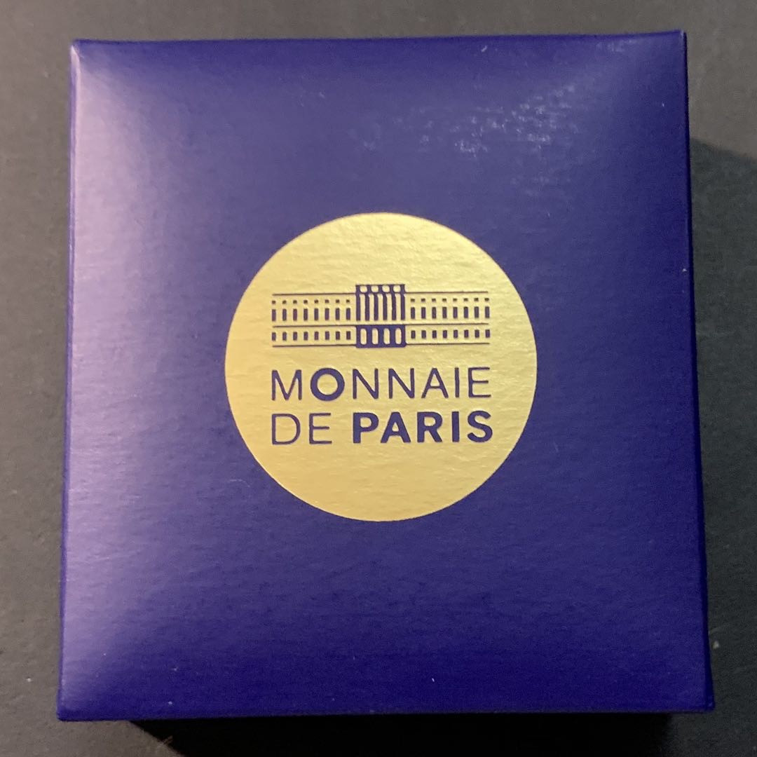 紫瑗钱币—微拍第71期  法国 2017年 防治乳腺癌粉红丝带运动25周年 2欧元 双色纪念币 精制 原盒证书