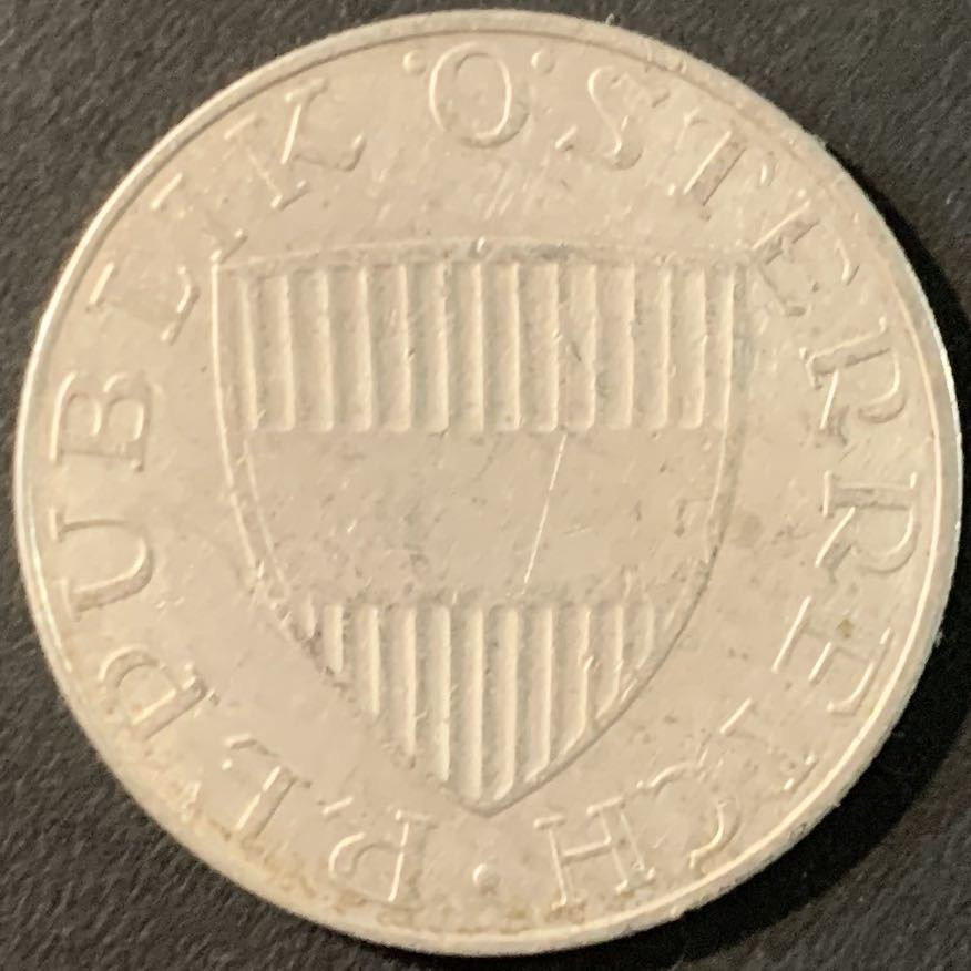 紫瑗钱币—微拍第71期  奥地利 1966年 10先令 7.5克 0.64银