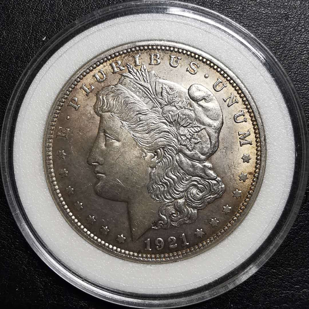 凡希社外币AI第三场 材料铺子 1921摩根壹圆AU