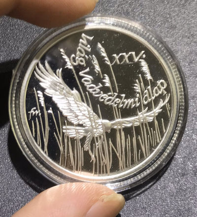 【随心拍&Getcoins】现代钱币第五十四期拍卖 匈牙利1988年野生动物基金成立25周年苍鹰银币