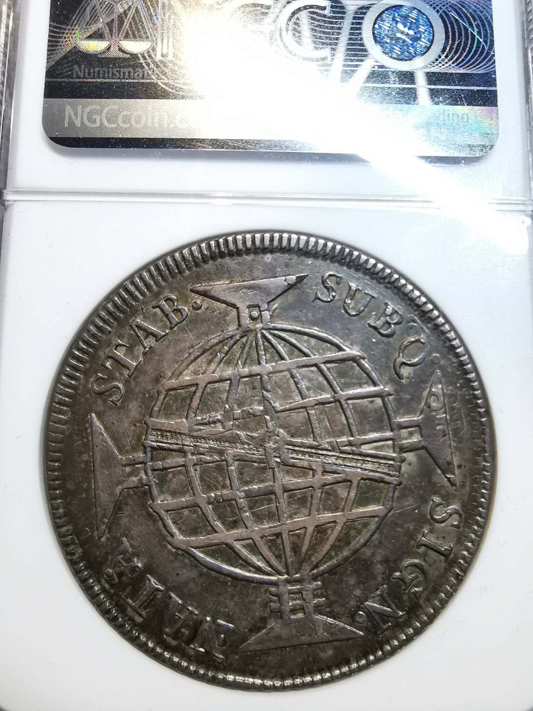 凡希社外币AI第三场 材料铺子 1811葡属巴西960R大银NGC-XFD