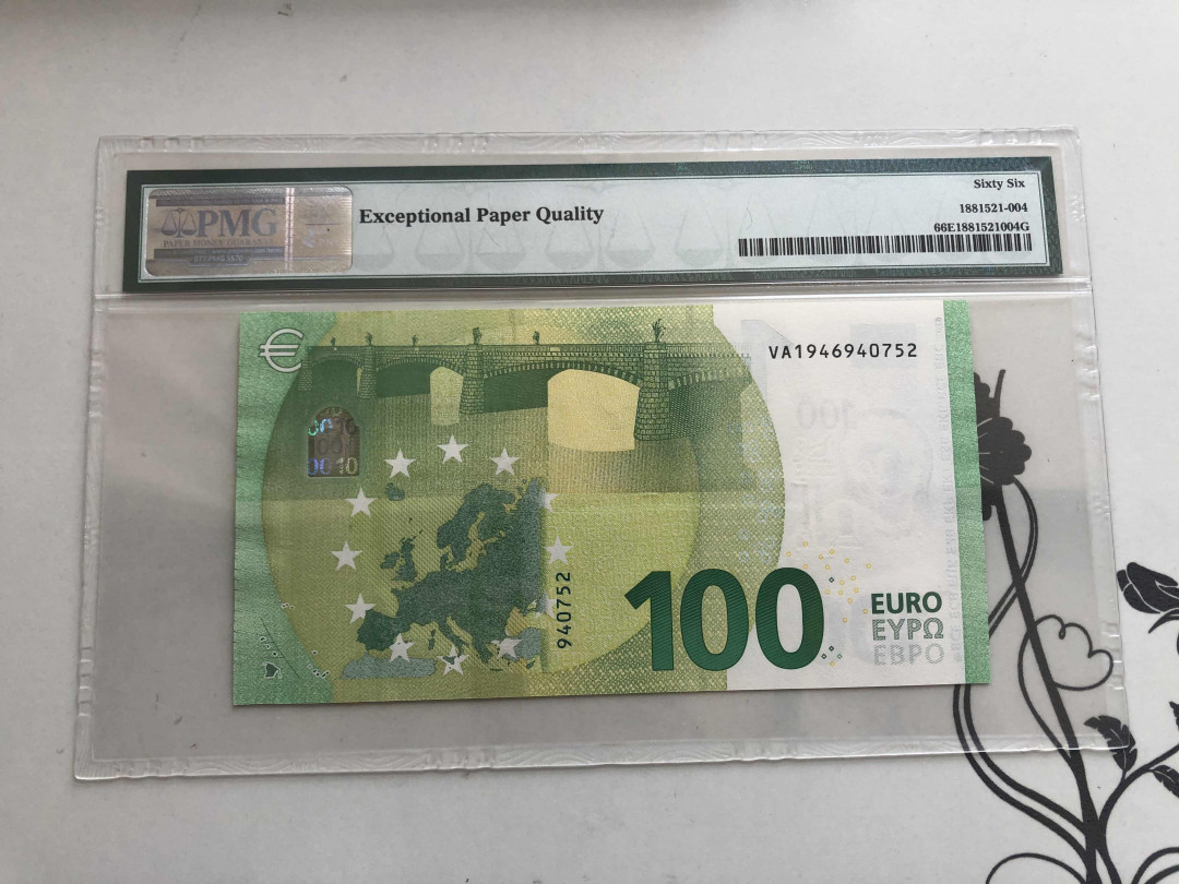 【收藏联盟】第144期拍卖——六一儿童节专场（共61拍） 欧盟2019年100欧元 PMG 66EPQ 