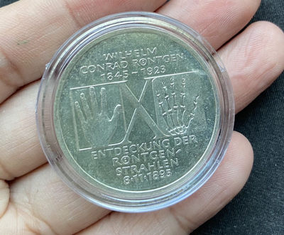 【随心拍&Getcoins】现代钱币第五十四期拍卖 【德国】德国10马克银币伦琴射线【获奖币】