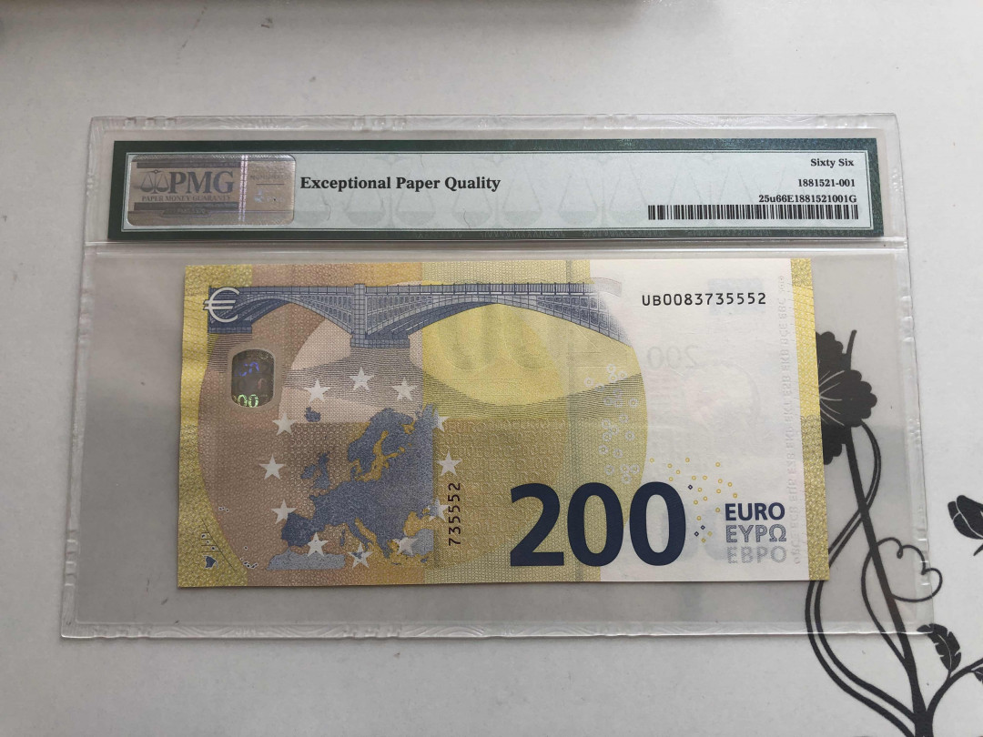 【收藏联盟】第144期拍卖——六一儿童节专场（共61拍） 欧盟2019年200 欧元 PMG 66EPQ
