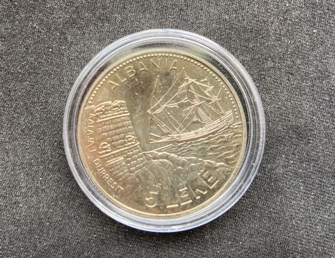 【币观天下】第110期钱币拍卖 【阿尔巴尼亚】阿尔巴尼亚克朗型纪念币