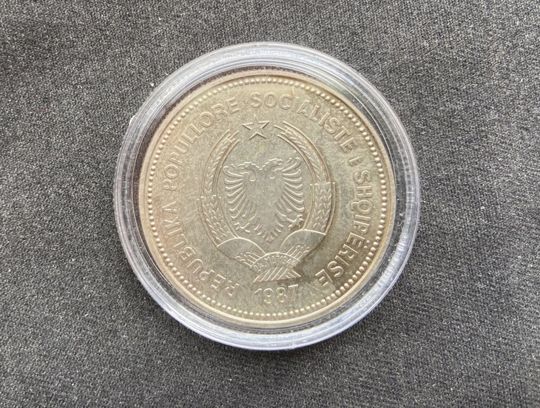 【币观天下】第110期钱币拍卖 【阿尔巴尼亚】阿尔巴尼亚克朗型纪念币