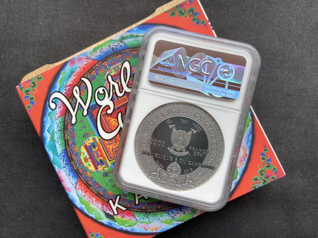 【币观天下】第110期钱币拍卖 【喀麦隆】纽埃高浮雕系列第一枚卡帕拉头骨【ngc70】