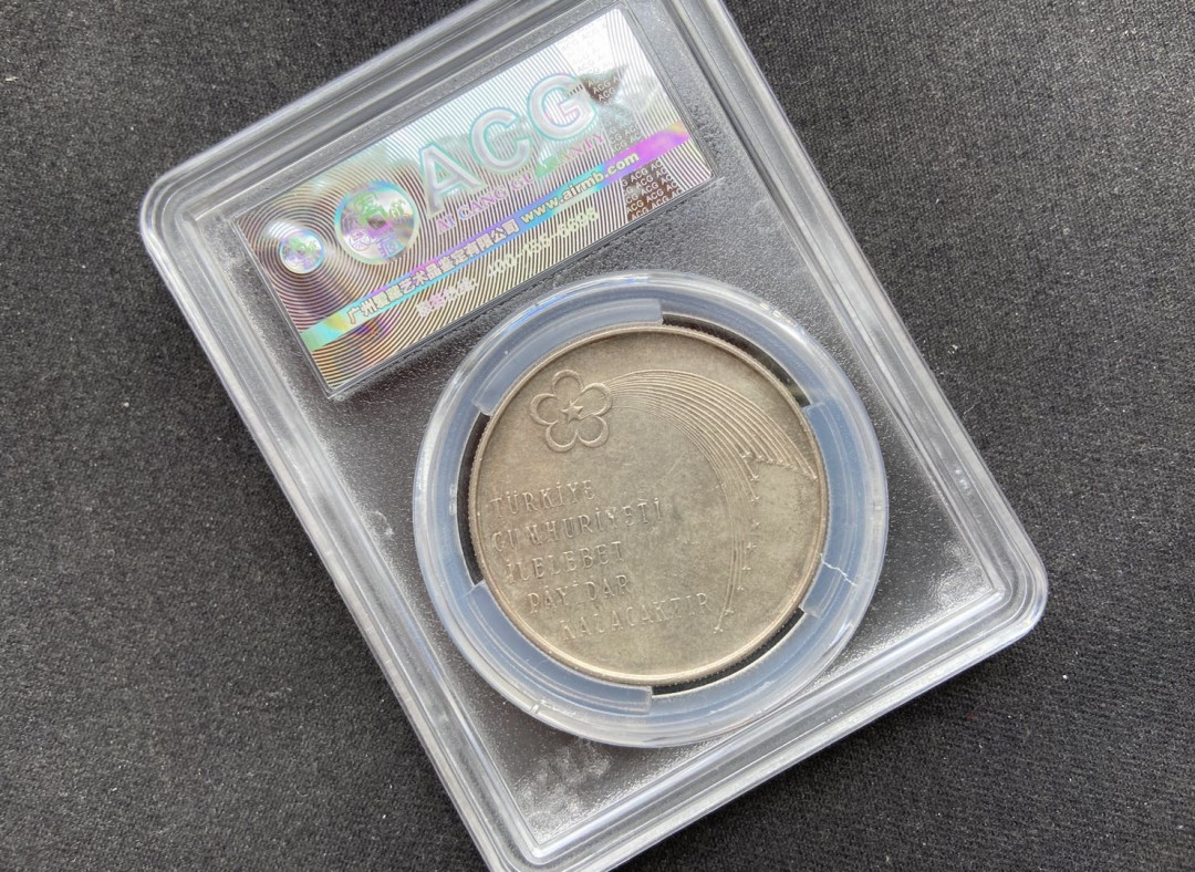 【币观天下】第110期钱币拍卖 【土耳其】土耳其银币【22g】