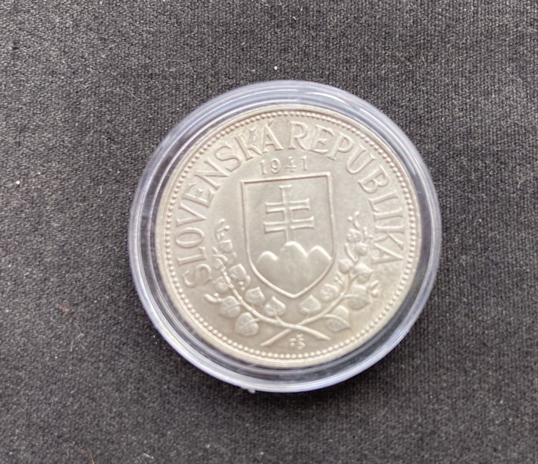 【币观天下】第110期钱币拍卖 【斯洛伐克】1941年2位神父银币秒杀