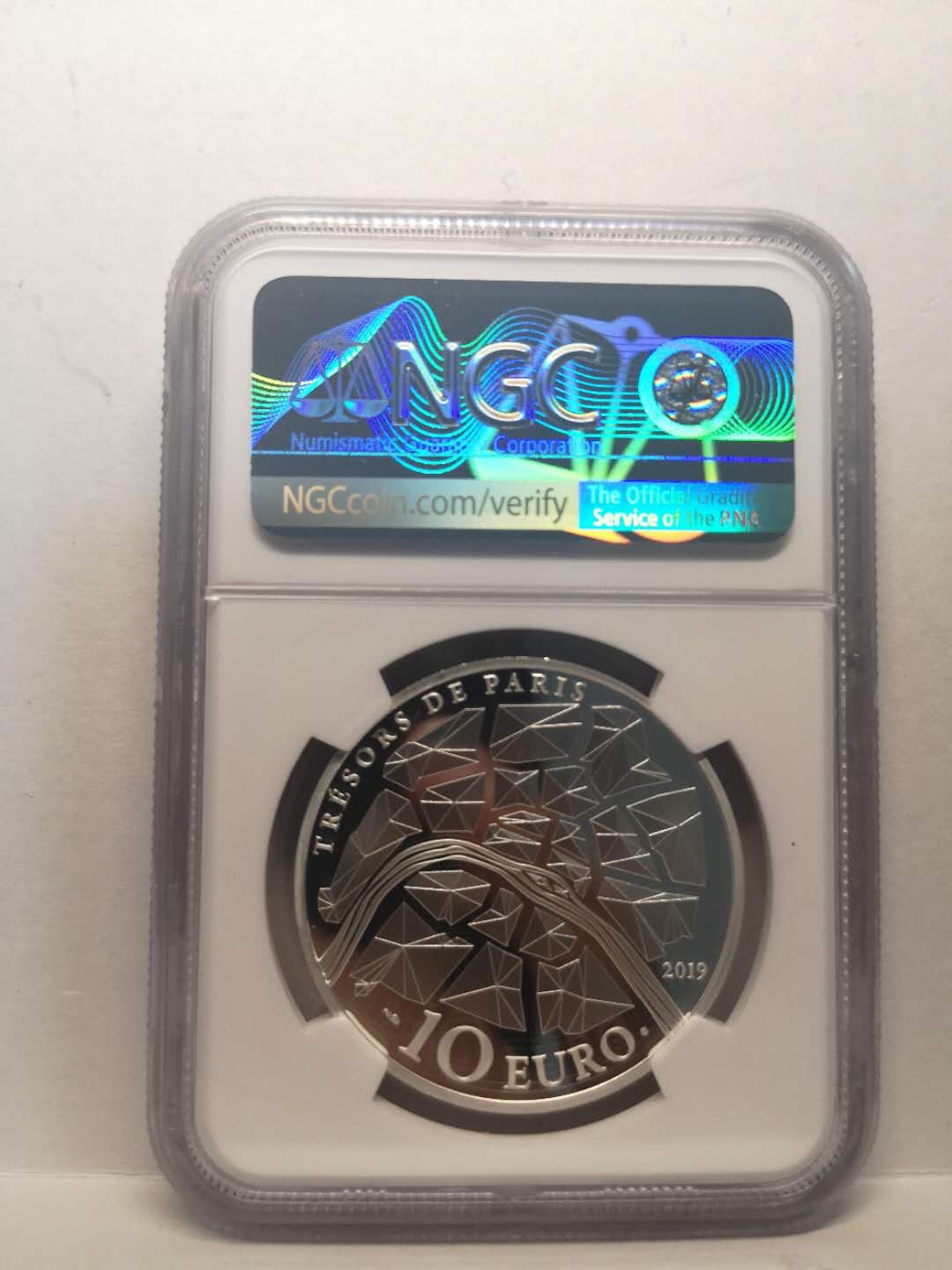 【币观天下】第110期钱币拍卖 【法国】法国130周年纪念镀铑镀金银币