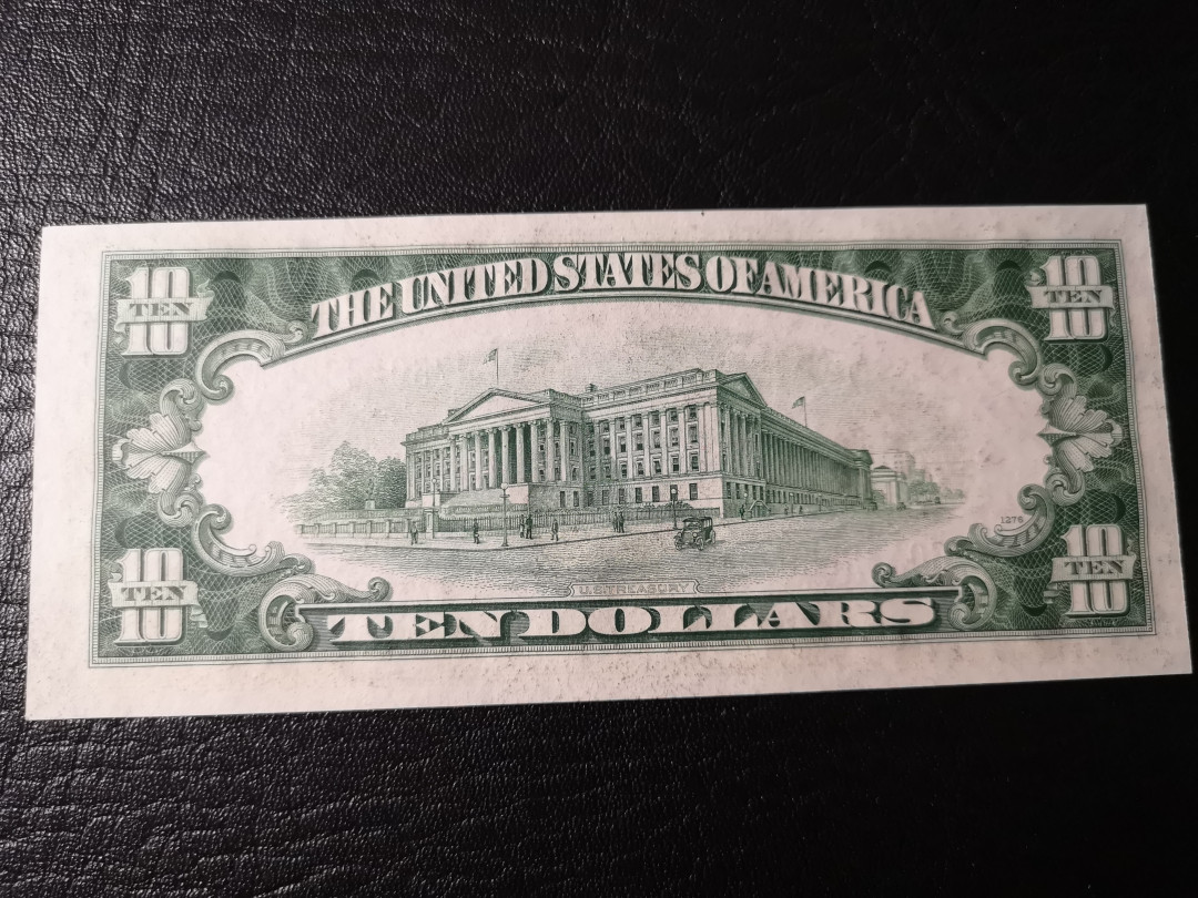 《外钞收藏家》第八十期拍卖 1934年小头10美元  全新unc