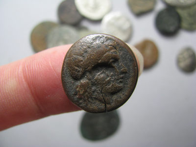 2020“爱你爱你”第二十七期~外国古钱币 - 古希腊。阿波罗加盖里拉琴，铜币
