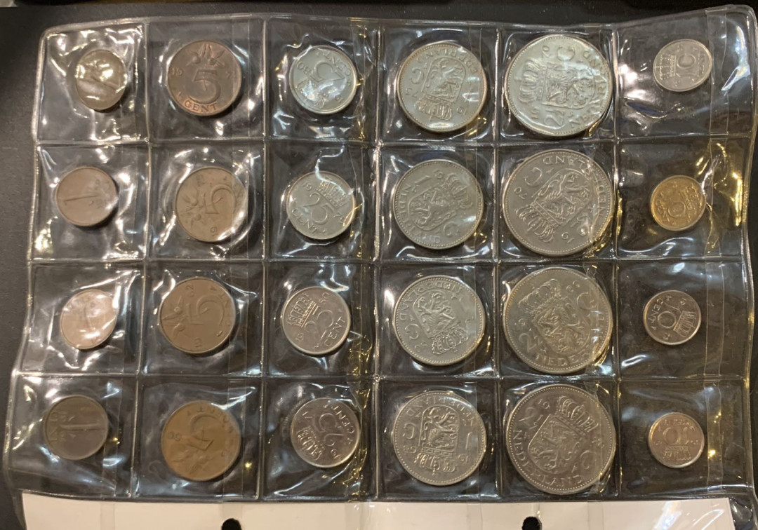 紫瑗钱币—微拍第73期  荷兰 流通 1分—2.5盾 6枚全套 共4组24枚