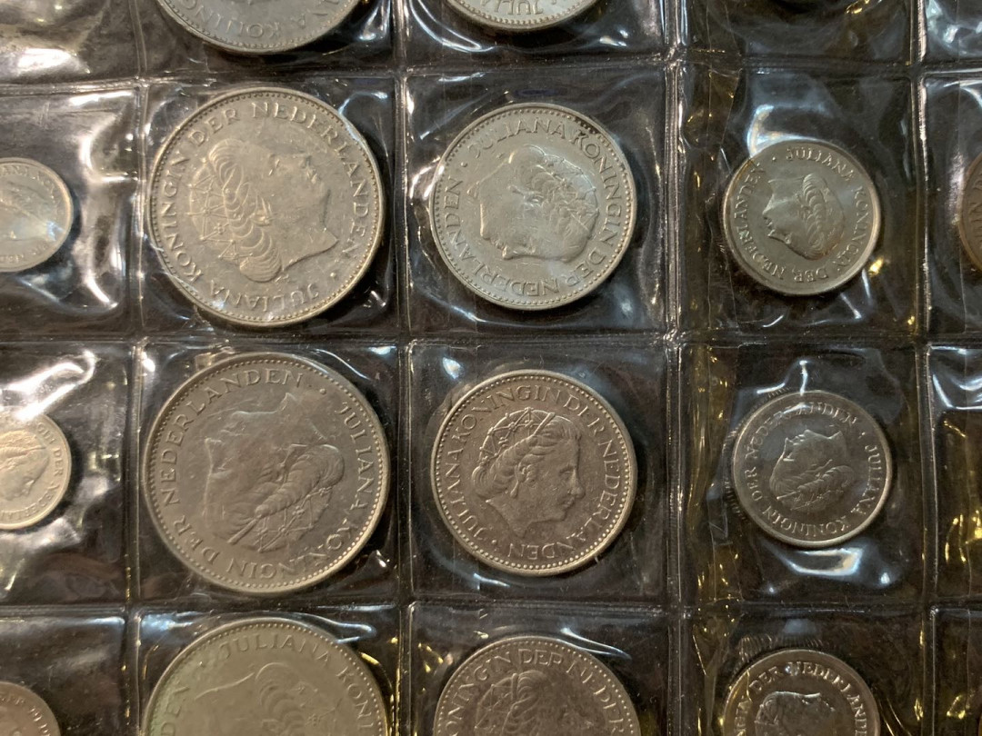 紫瑗钱币—微拍第73期  荷兰 流通 1分—2.5盾 6枚全套 共4组24枚