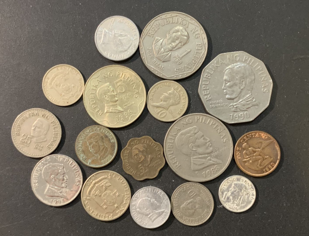 紫瑗钱币—微拍第73期  菲律宾 流通币 一组16枚 各不相同