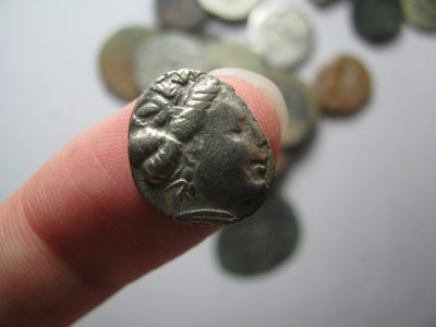 2020“爱你爱你”第二十七期~外国古钱币 - 古希腊，西斯底亚女神，银币