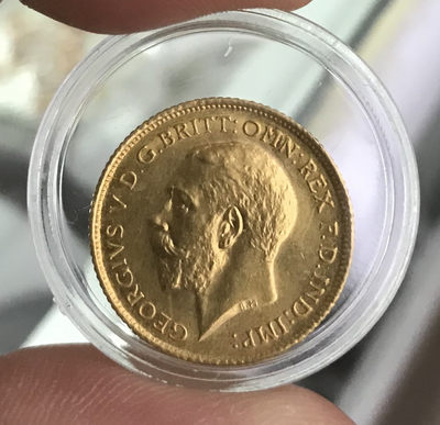 【随心拍&Getcoins】现代钱币第五十四五期拍卖 - 英国1912年1/2索维林金币UNC品