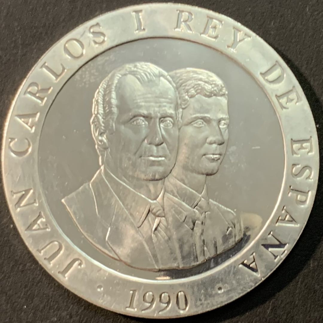 紫瑗钱币—微拍第75期  西班牙 1990年 92巴塞罗那奥运会 跑步 2000比塞塔 27克 0.925银 精制