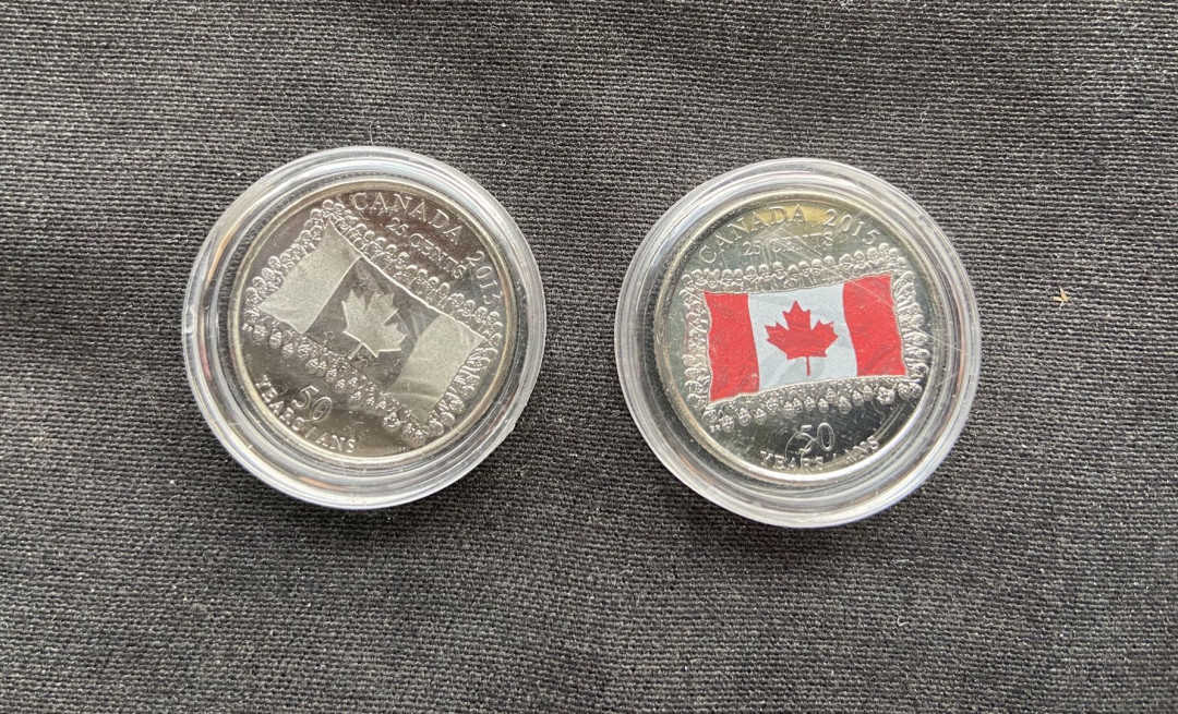 【币观天下】第111期钱币拍卖 【加拿大】2015加拿大镍币两枚秒杀～