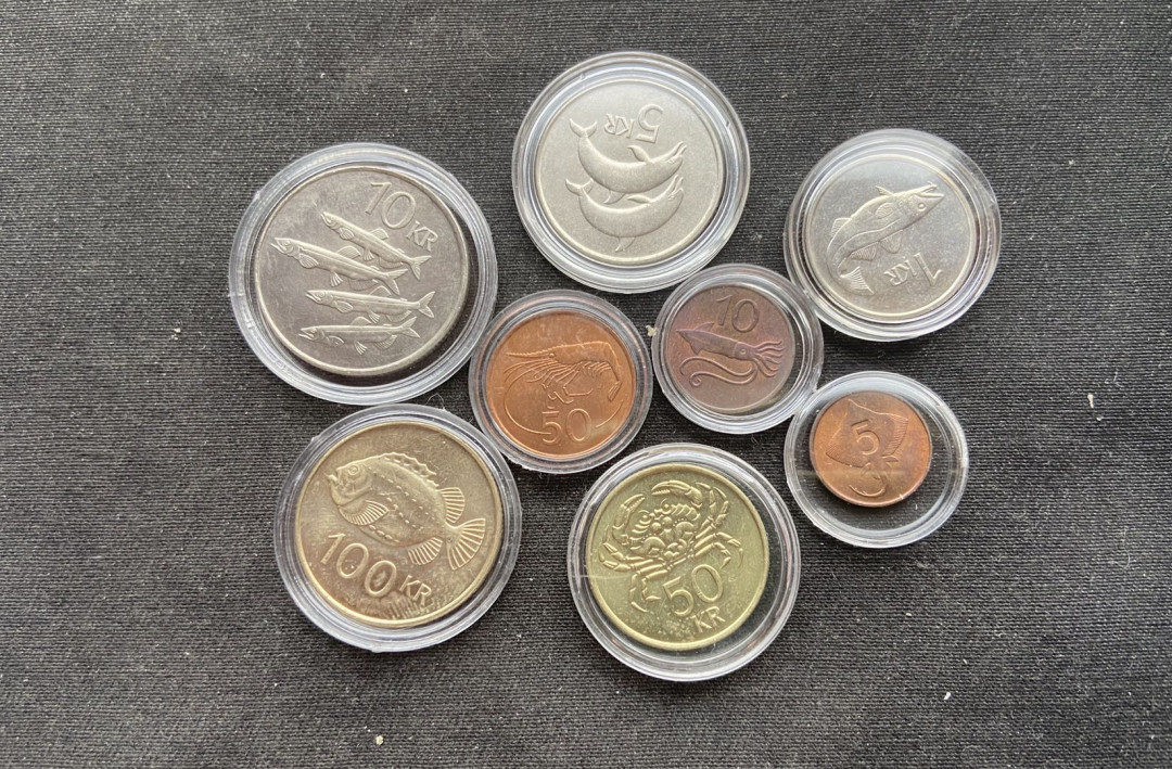 【币观天下】第111期钱币拍卖 【冰岛】冰岛8枚流通币【93-95混版】