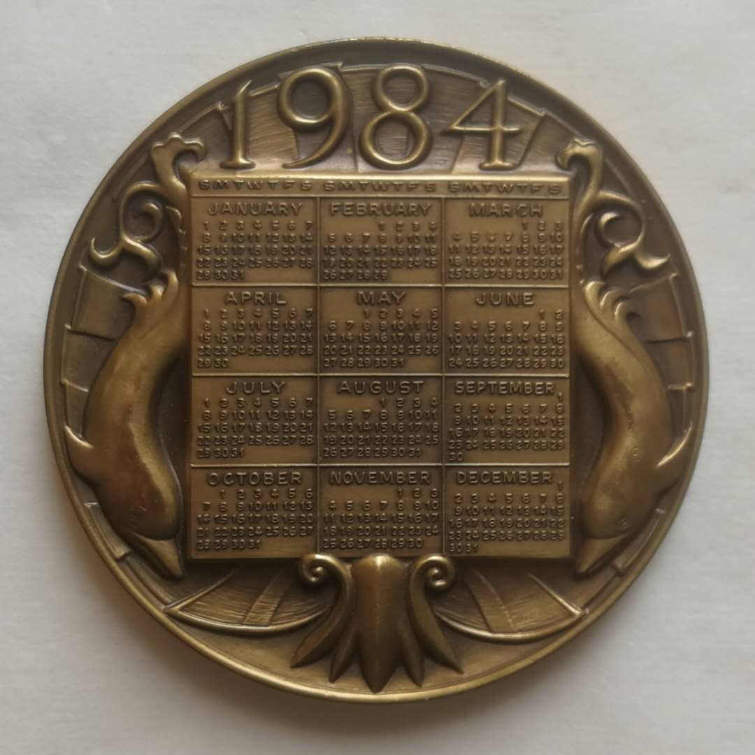 麦朵尔俱乐部第47场拍卖 美国章牌公司系列日历/1984年海豚