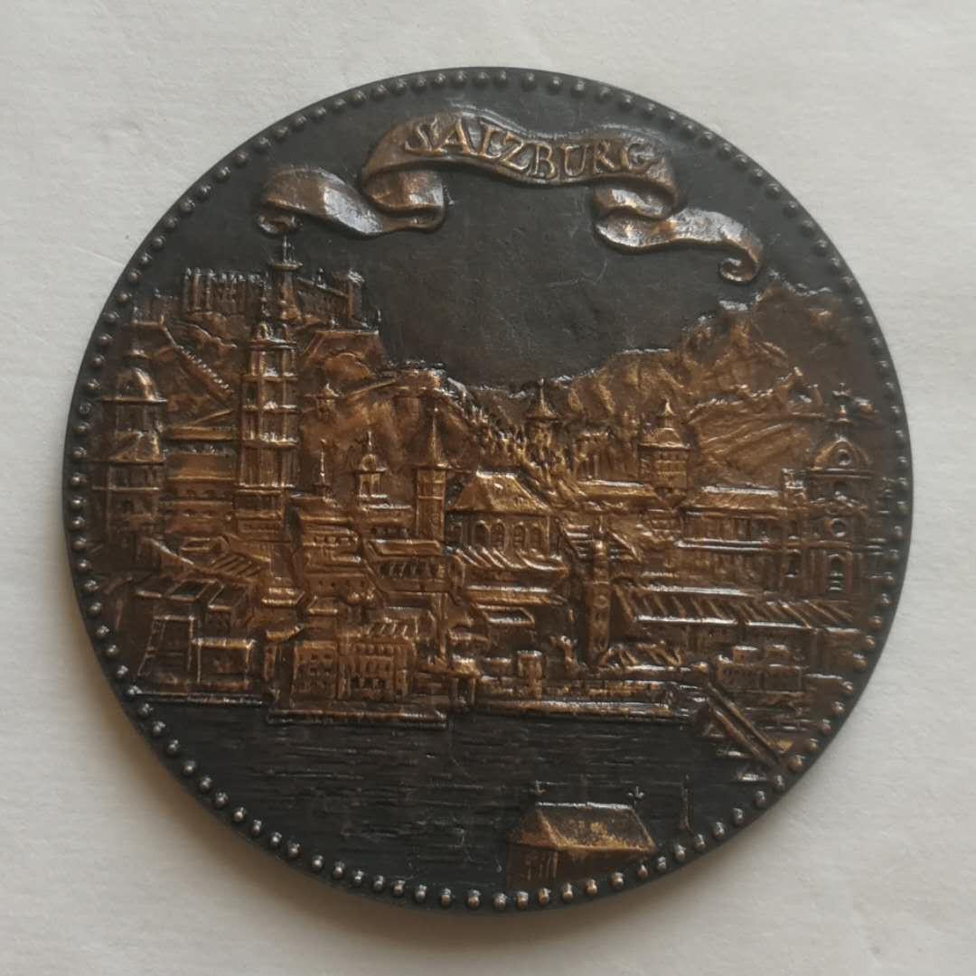 麦朵尔俱乐部第47场拍卖 法国大铜章-莫扎特(1981年黑底上色版)