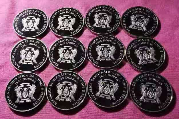 【币观天下】第111期钱币拍卖 圣多美和普林西比1996年奥运纪念币大全套