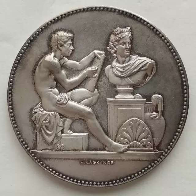 麦朵尔俱乐部第47场拍卖 1880年雕塑及绘画类获奖银章