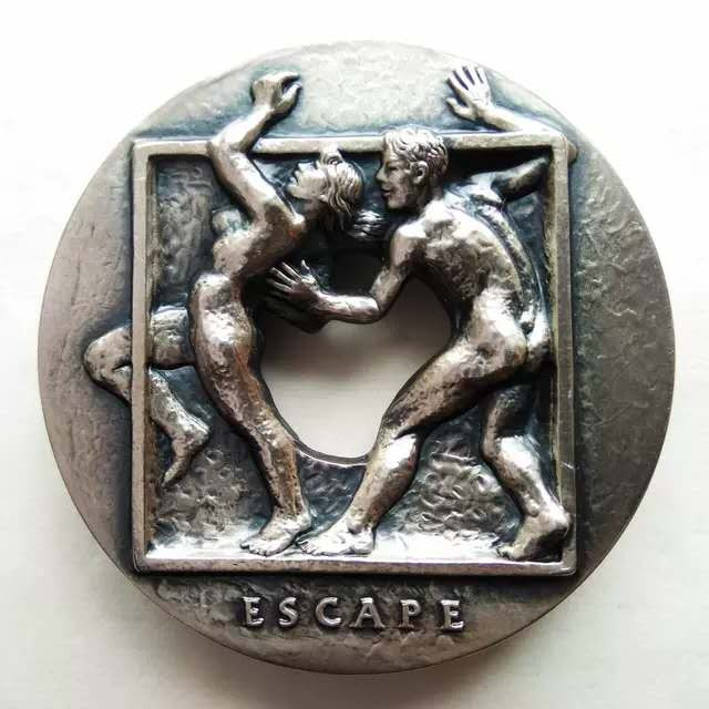 麦朵尔俱乐部第47场拍卖 美国大铜章 美国章牌协会SOM#112 【逃与追】