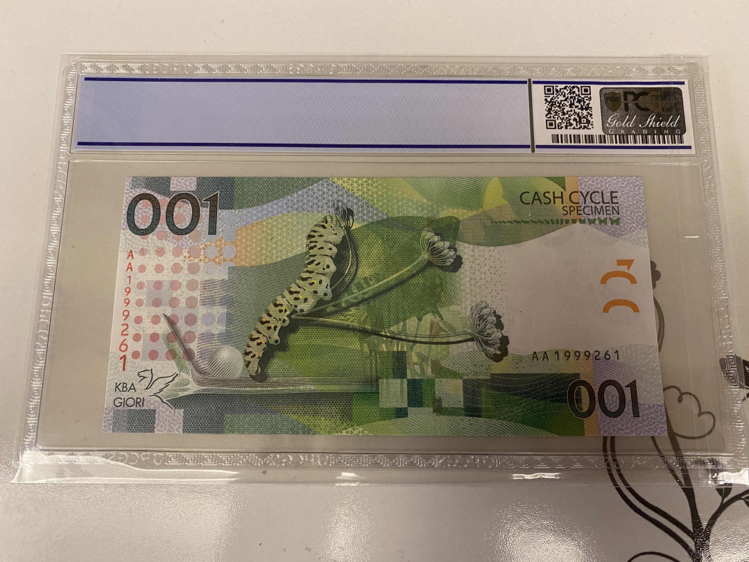 【收藏联盟】第148期拍卖——港澳风云（共55拍） 瑞士 2010年 测试钞 PCGS65EPQ 