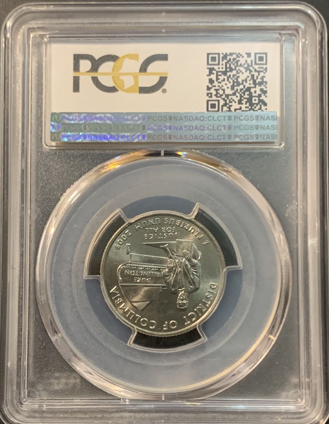 紫瑗钱币—微拍第78期  美国 2009年 哥伦比亚特区 25美分 PCGS 2018香港 HKINF 纪念品