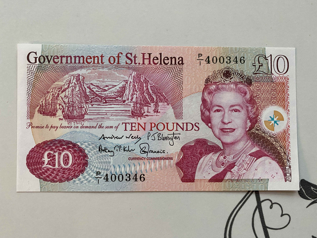 【收藏联盟】第149期拍卖——法兰西宠儿（共60拍） 圣赫勒拿 2012年10镑 UNC 女王纸币