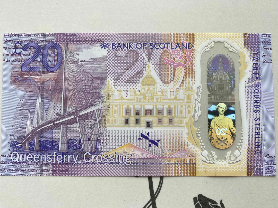 【收藏联盟】第149期拍卖——法兰西宠儿（共60拍） 苏格兰 2019年20镑 UNC 