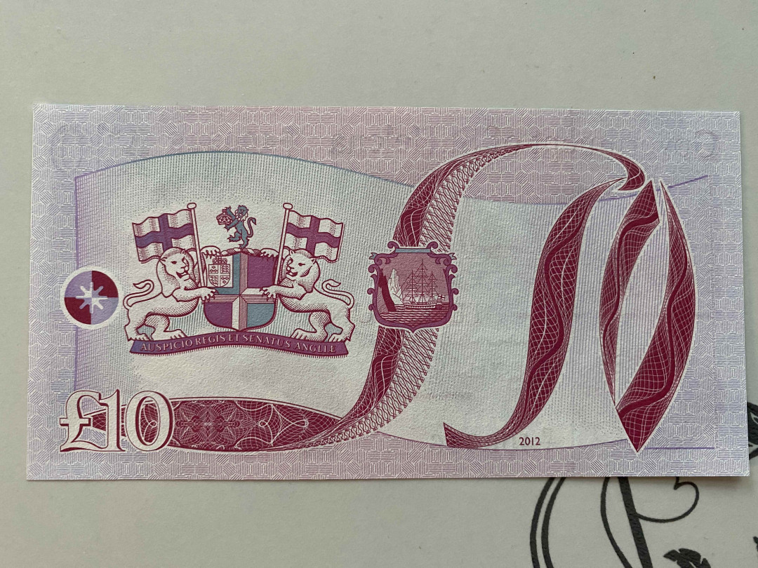 【收藏联盟】第149期拍卖——法兰西宠儿（共60拍） 圣赫勒拿 2012年10镑 UNC 女王纸币