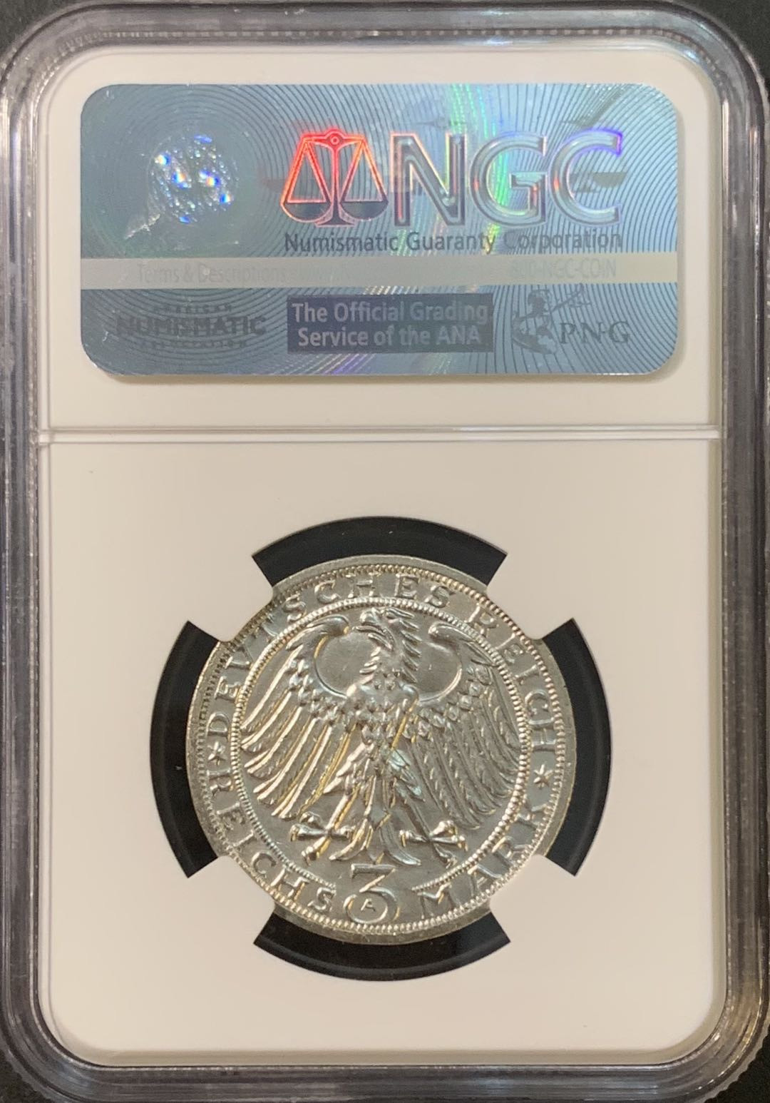 紫瑗钱币—微拍第80期  德国 魏玛时期 1928年 瑙姆堡成立900周年 NGC MS64