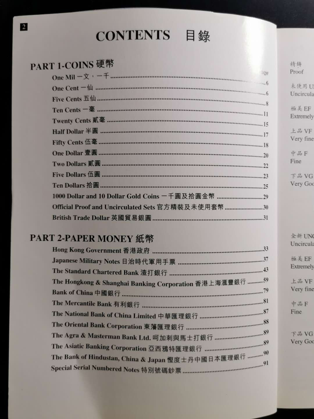 【鲸贝乐淘】千字文·第“荣业所基，籍甚无竟”号拍卖 【港币图谱】1997年前香港硬币纸币图录，收藏指南书，特别值得学习，92页全彩9.9品