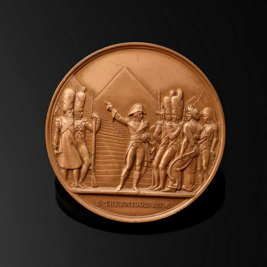 第51场拍卖欧洲麦朵尔艺术 拿破仑在金字塔前阅兵