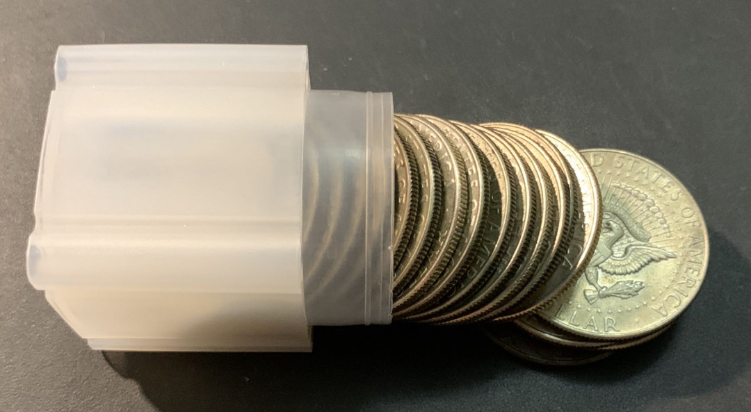 紫瑗钱币—微拍第85期  美国 1965—1970年 肯尼迪 50美分 20枚一组 共230克 0.4银