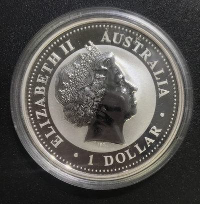 【随心拍&Getcoins】现代钱币拍卖第五十八期 澳大利亚2005年澳洲动物翠鸟1盎司投资纪念银币