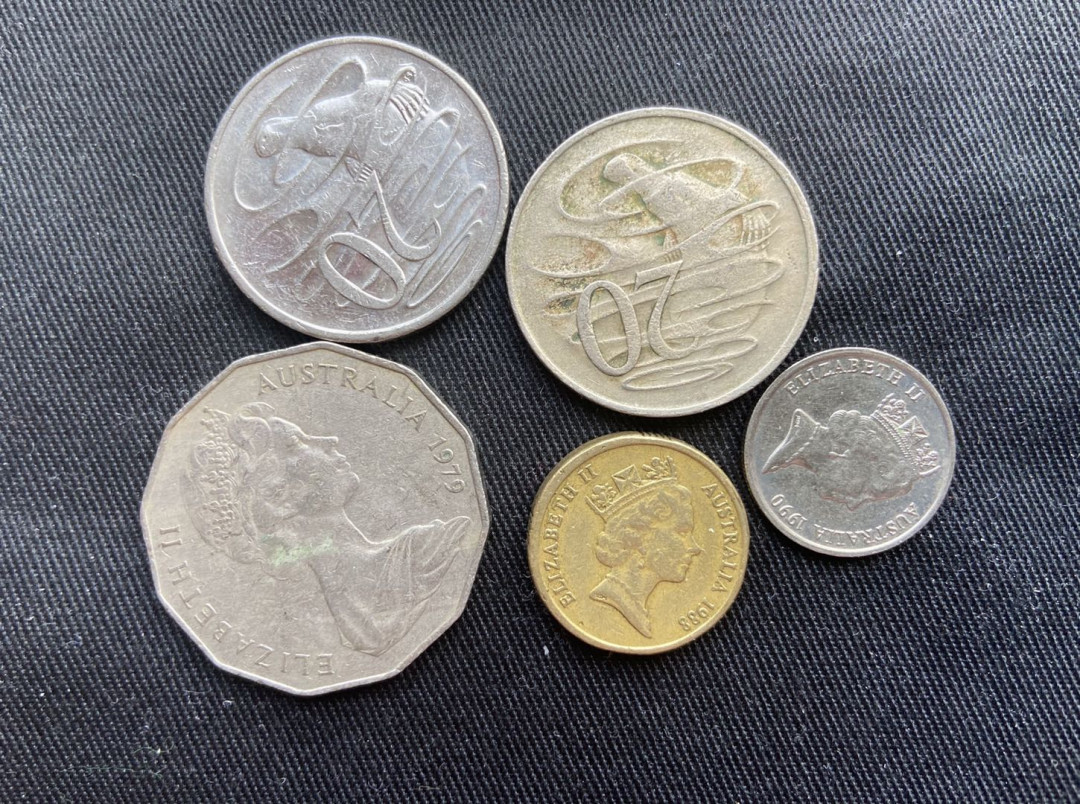 【随心拍&Getcoins】现代钱币拍卖第五十八期 【澳大利亚】澳大利亚流通币5枚秒杀
