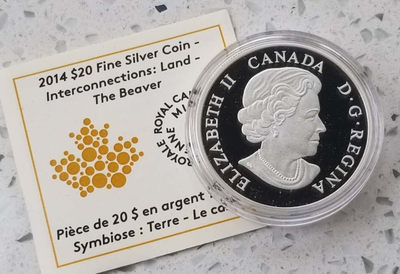 【随心拍&Getcoins】现代钱币拍卖第五十八期 加拿大2014年大地图腾纪念银币