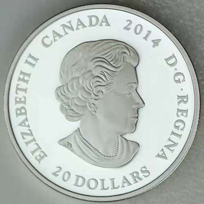 【随心拍&Getcoins】现代钱币拍卖第五十八期 加拿大2014年卡萨罗马古堡彩绘纪念银币