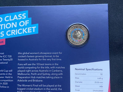 【随心拍&Getcoins】现代钱币拍卖第五十八期 【澳大利亚】女子板球双色币卡册秒杀